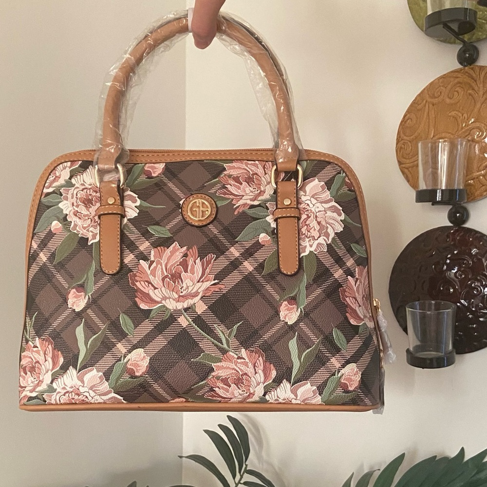 Giani Bernini - Floral Dome Satchel (NWT)
